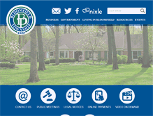 Tablet Screenshot of bloomfieldtwp.org